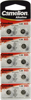Camelion AG5 (LR754, 1.5V) , щелочной (alkaline) (уп.  10 шт)