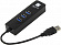 5bites (UA3-45-04BK) адаптер USB3.0 --) UTP 10/100/1000Mbps  +  3-port USB3.0  Hub