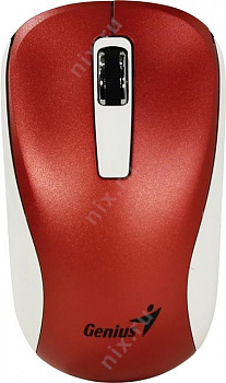 Genius Wireless BlueEye Mouse NX-7010 (White&Red) (RTL) USB 3btn+Roll (31030114111)