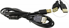 5bites (UC5011-018A) Кабель удлинительный USB 2.0  A--)A  1.8м 2  фильтра