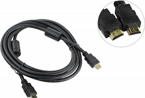 AOpen (ACG711D-3м) Кабель HDMI to HDMI (19M -19M)  3м  2 фильтра  ver2.0