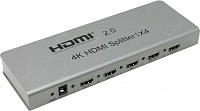 Orient (HSP0104H-2.0) HDMI Splitter (1in -) 4out, ver2.0)  + б.п.