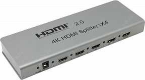 Orient (HSP0104H-2.0) HDMI Splitter (1in -) 4out, ver2.0)  + б.п.