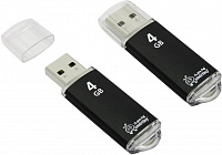 SmartBuy V-Cut (SB4GBVC-K) USB2.0 Flash Drive  4Gb (RTL)