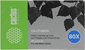 Картридж Cactus CS-CF280X(S) для HP LJ M400,401,425