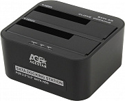 AgeStar (3UBT6-6G-Black) SATA Docking Station (для подключения 3.5"/2.5"SATA  HDD, USB3.0)