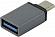 KS-is (KS-296 Grey) Переходник USB3.0 AF --) USB-C  M OTG