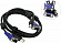 D-Link (DKVM-CU) Кабель для KVM переключателей (VGA15M&USB A--)VGA15M&USB B, 1.8м)