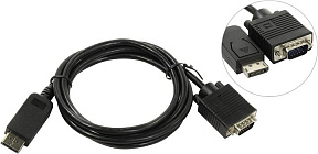 Telecom (TA669-1.8m) Кабель-адаптер DisplayPort -) VGA(15M)