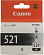 Чернильница Canon CLI-521BK Black для PIXMA  IP3600/4600, MP540/620/630/980