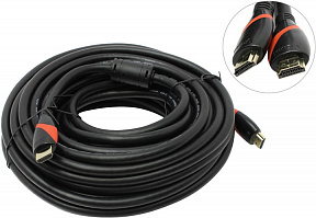 VCOM (CG525D-R-15м) Кабель HDMI to HDMI (19M -19M)  15м  2 фильтра  ver2.0