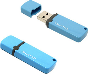 Qumo Optiva (QM8GUD-OP2-Blue) USB2.0  Flash  Drive 8Gb  (RTL)