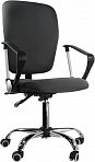 (7002746) Офисное кресло Chairman 9801  хром  15-13 серый  N-А